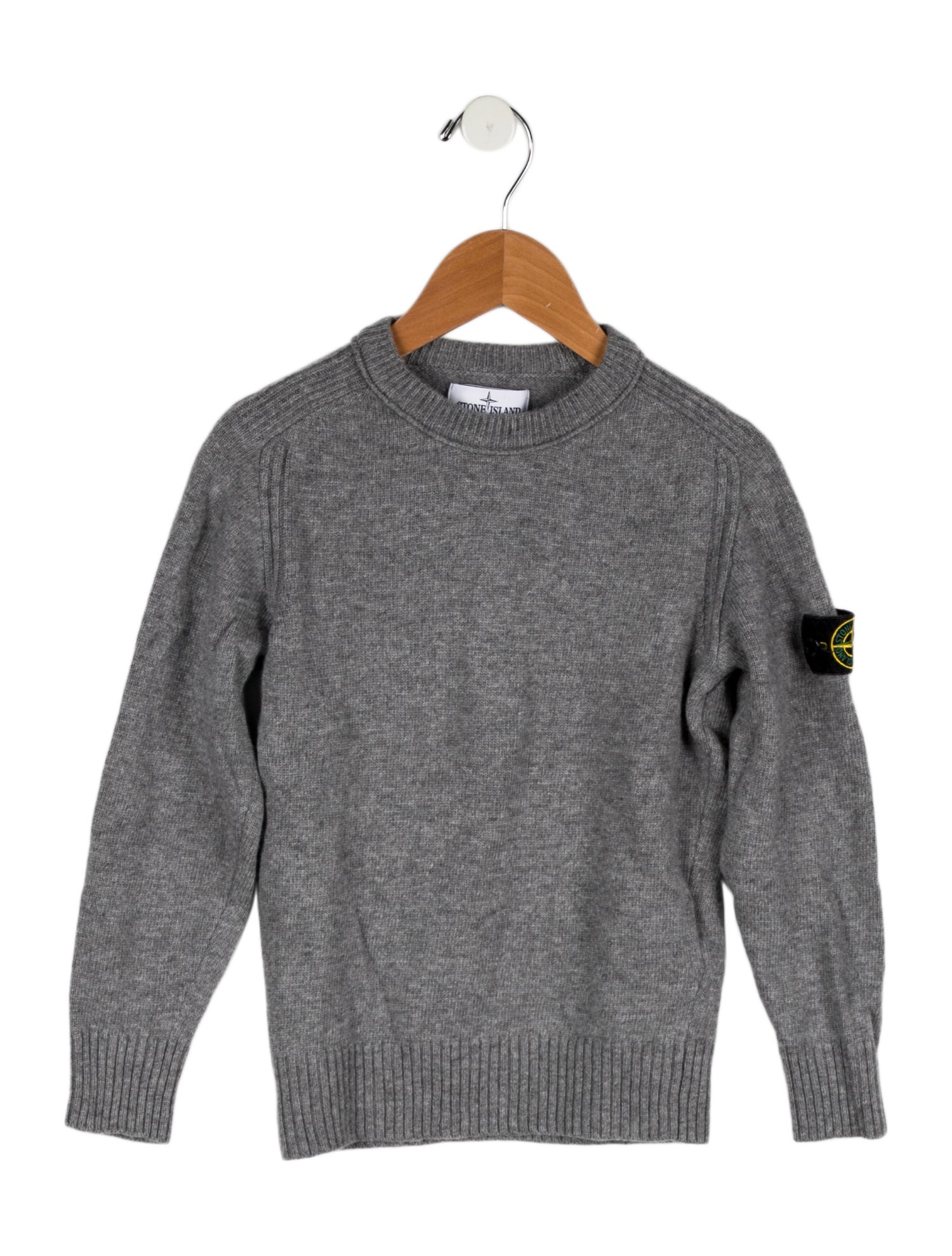 Stone Island Kids' Solid Knit Sweater