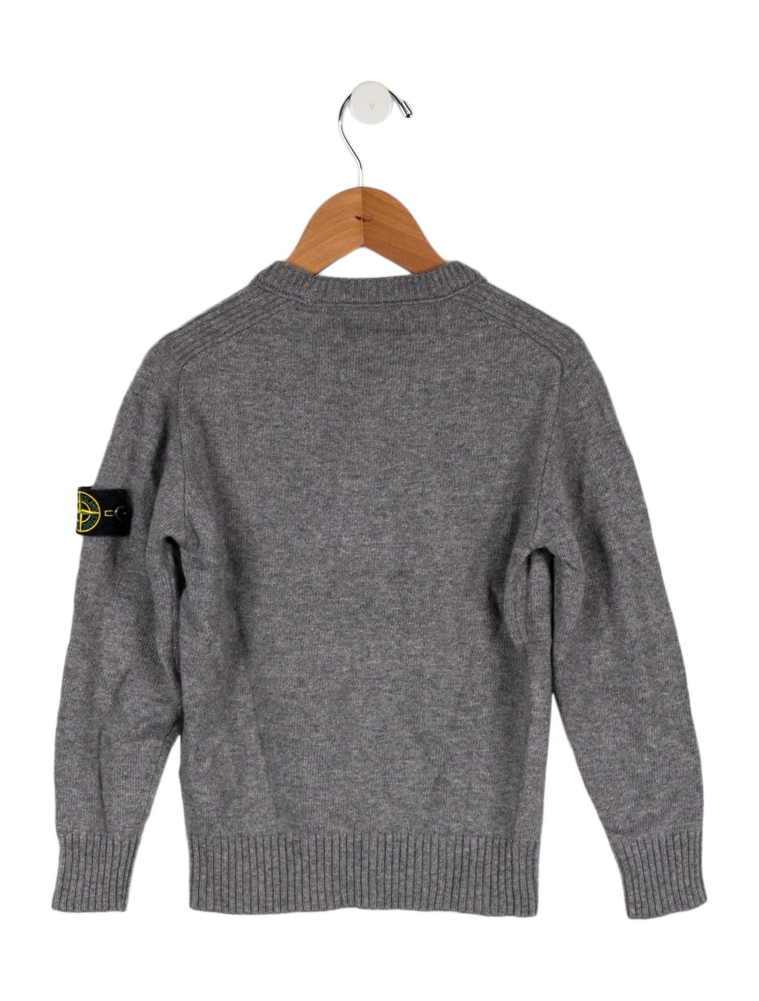 Stone Island Kids' Solid Knit Sweater