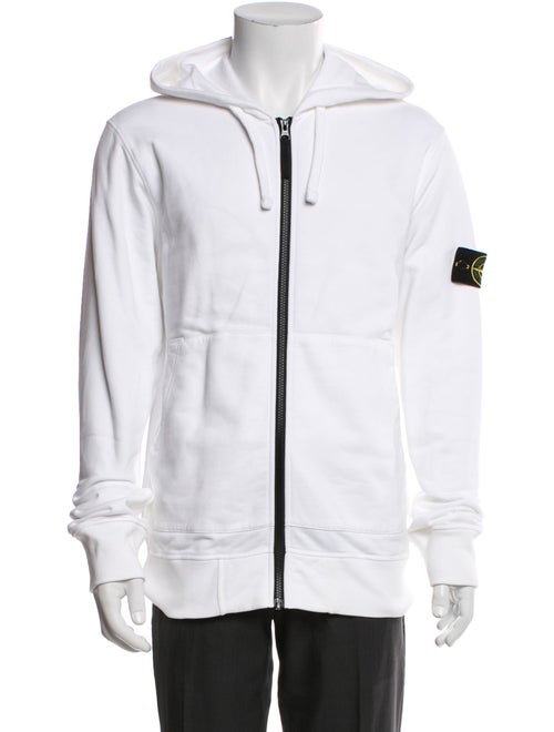 Stone Island V-Neck Long Sleeve Hoodie