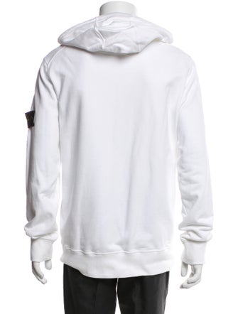 Stone Island V-Neck Long Sleeve Hoodie