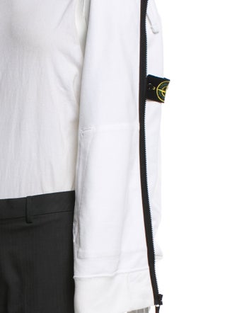 Stone Island V-Neck Long Sleeve Hoodie