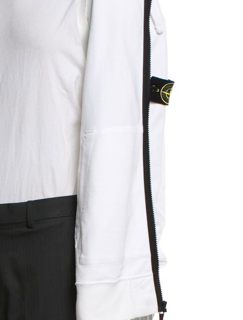 Stone Island V-Neck Long Sleeve Hoodie