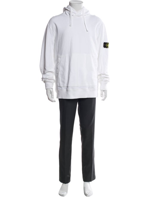 Stone Island Graphic Print Crew Neck Hoodie