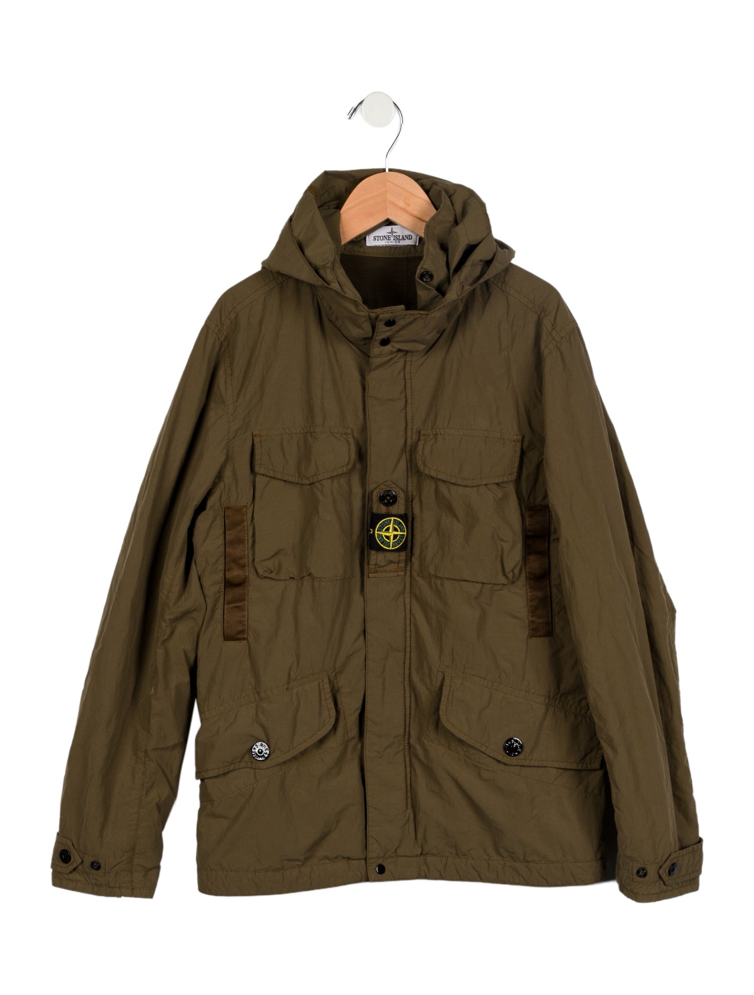 Stone Island Boys' Solid Casual Jacket