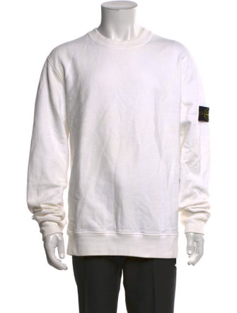 Stone Island Crew Neck Long Sleeve Sweatshirt