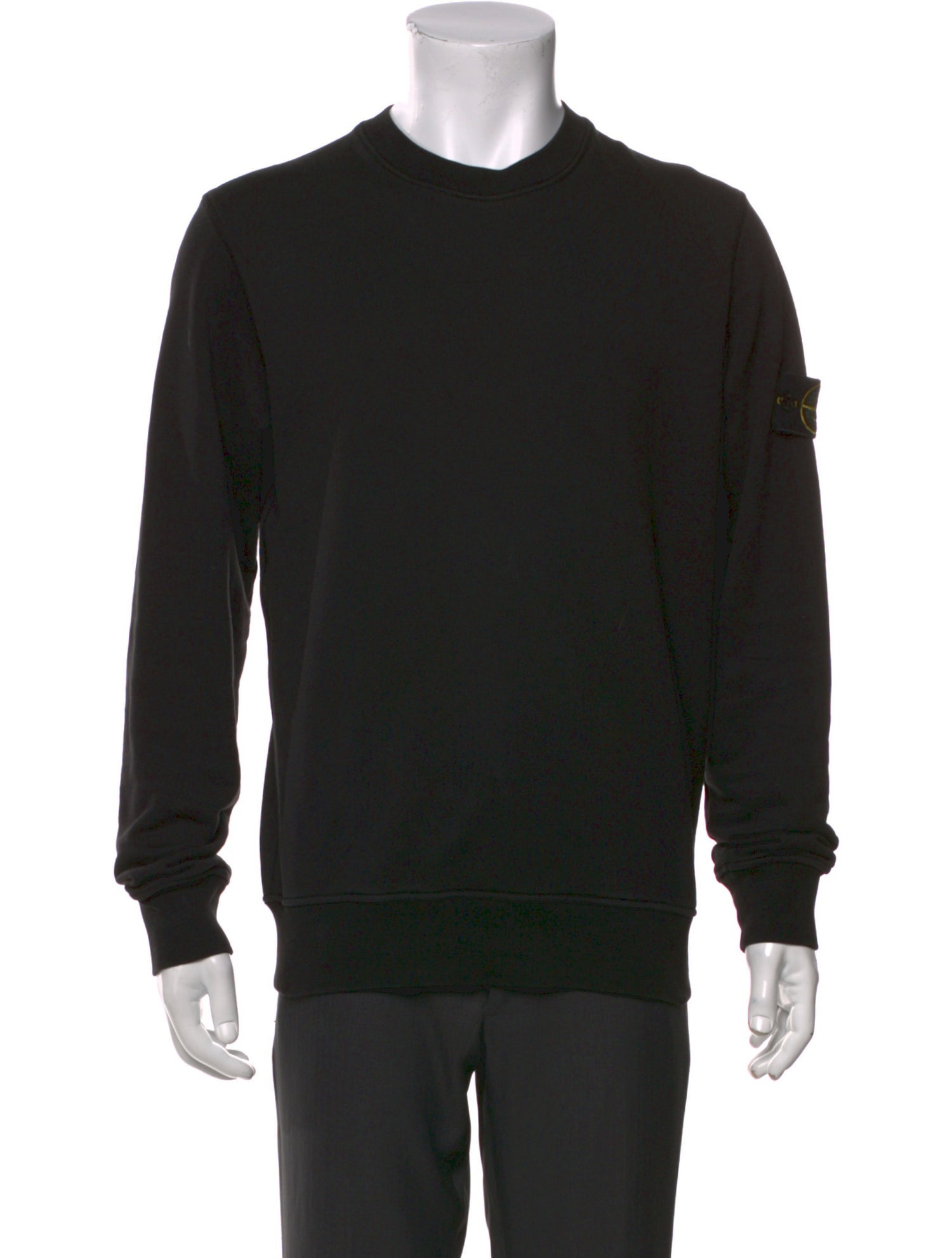 Stone Island Crew Neck Long Sleeve Sweatshirt