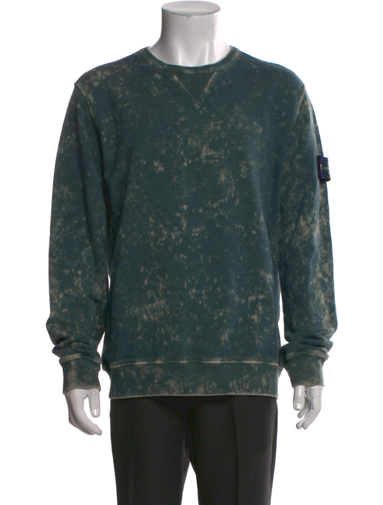 Stone Island Crew Neck Long Sleeve Sweatshirt