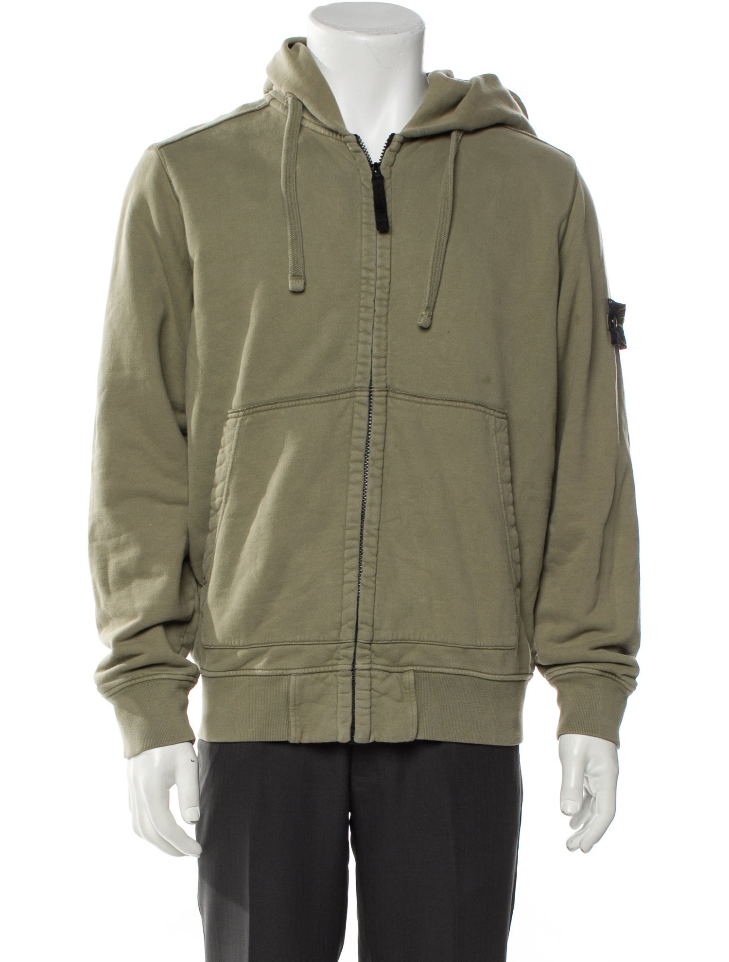 Stone Island Mock Neck Long Sleeve Cardigan