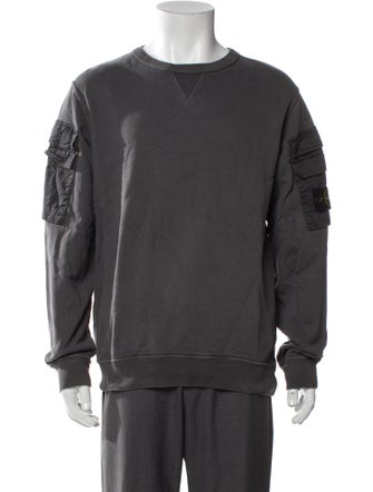 Stone Island Crew Neck Long Sleeve Sweatshirt