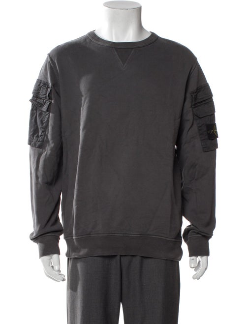 Stone Island Crew Neck Long Sleeve Sweatshirt