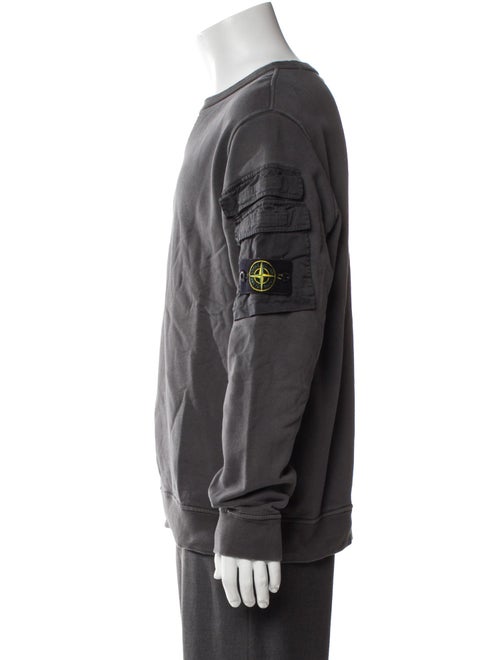 Stone Island Crew Neck Long Sleeve Sweatshirt