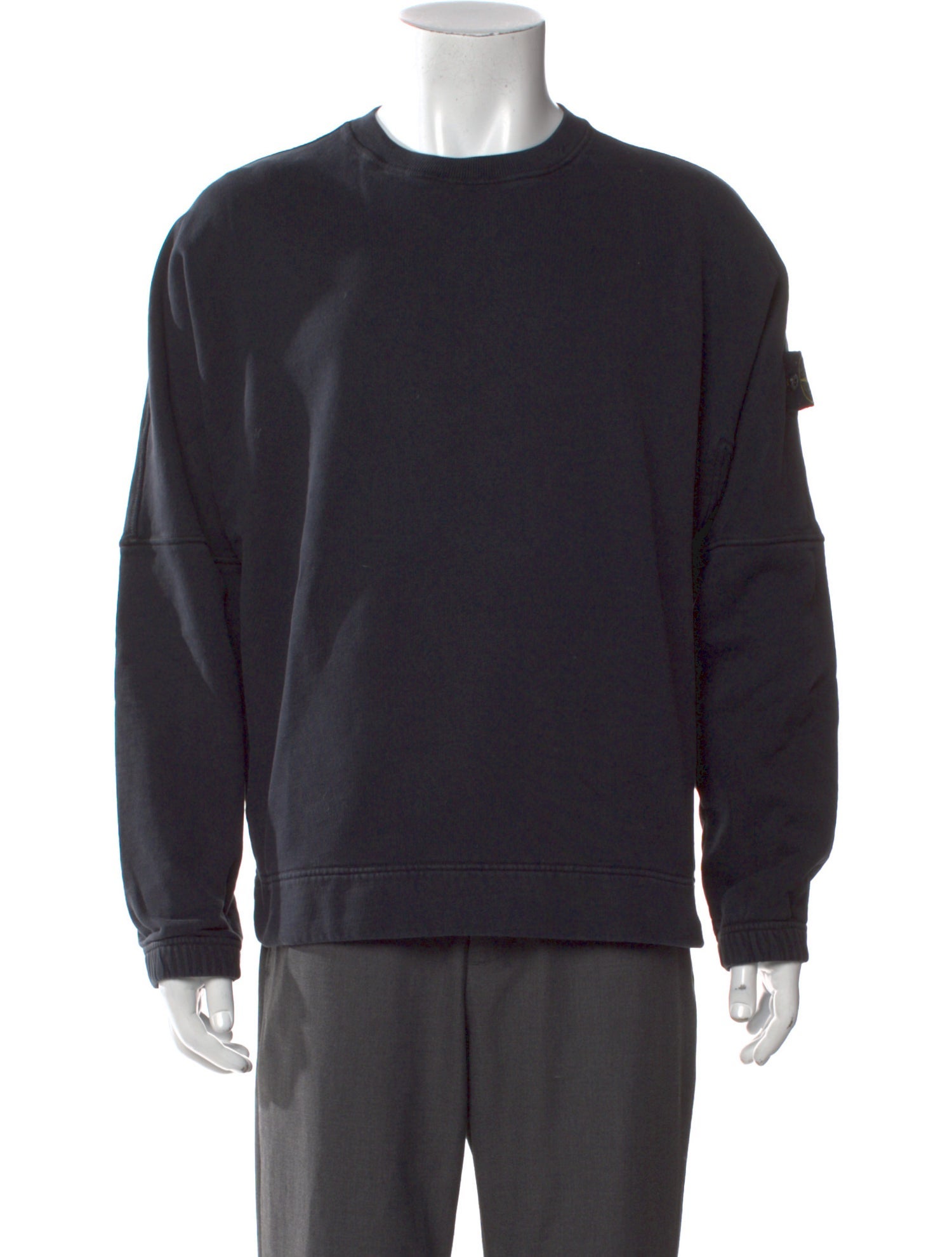 Stone Island Crew Neck Long Sleeve Sweatshirt