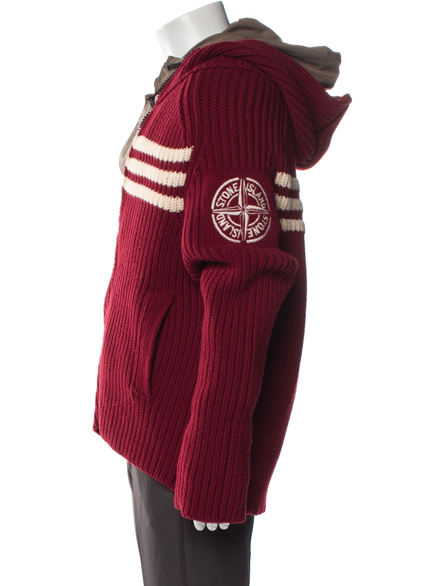 Stone Island Striped Windbreaker