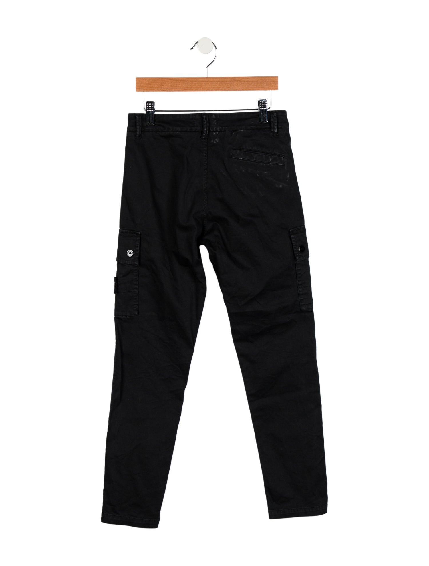 Stone Island Kids' Solid Straight Leg Pants