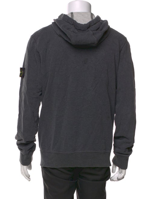 Stone Island V-Neck Long Sleeve Hoodie