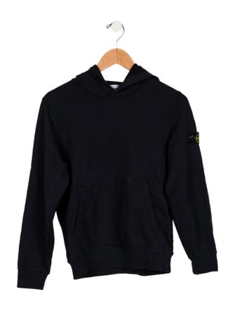 Stone Island Kids' Solid Hooded Sweatshirt