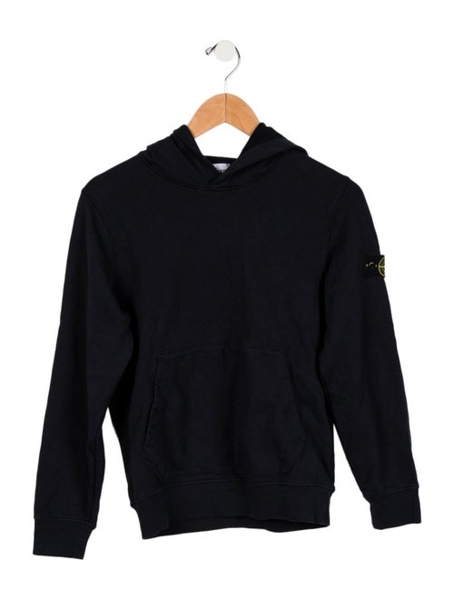Stone Island Kids' Solid Hooded Sweatshirt