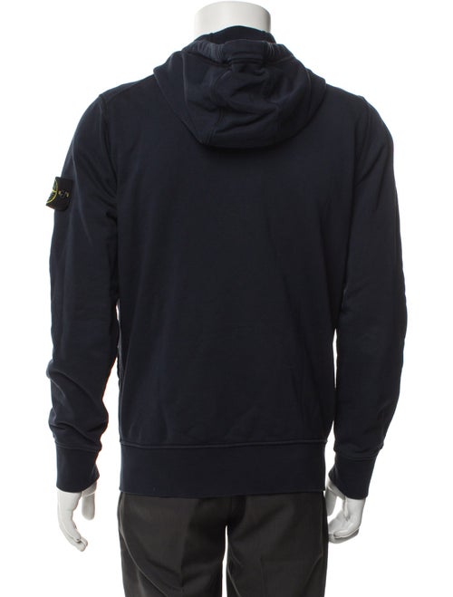 Stone Island V-Neck Long Sleeve Hoodie