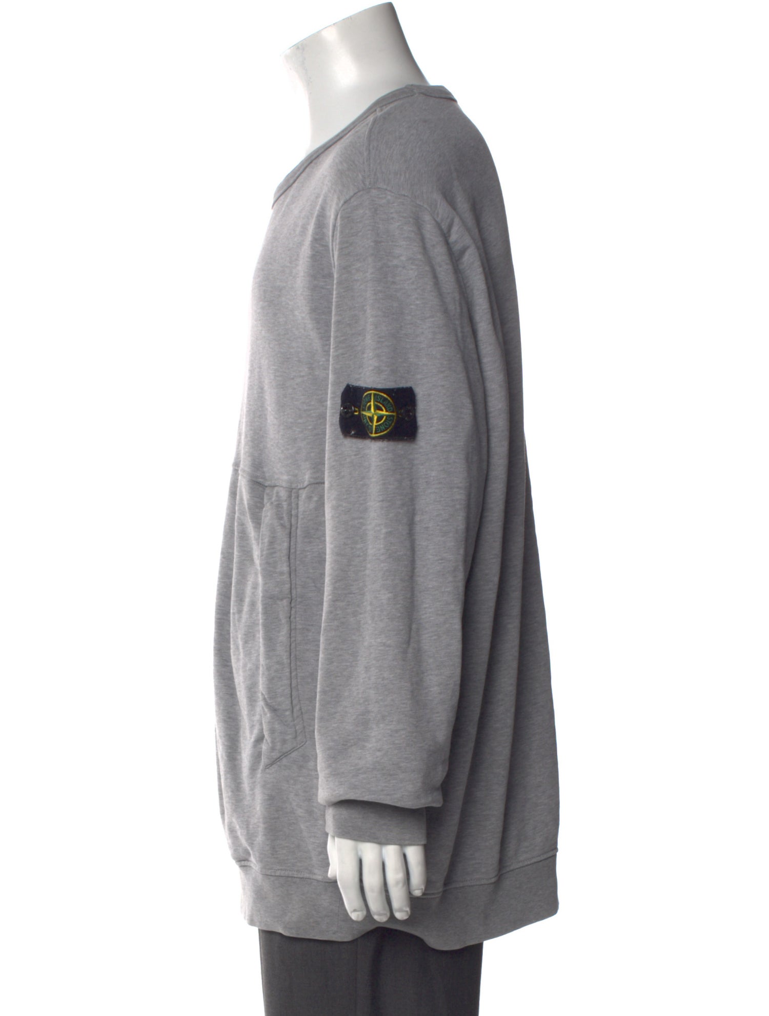 Stone Island Crew Neck Long Sleeve Sweatshirt