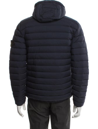 Stone Island Chambers Loom Woven Down Puffer Coat