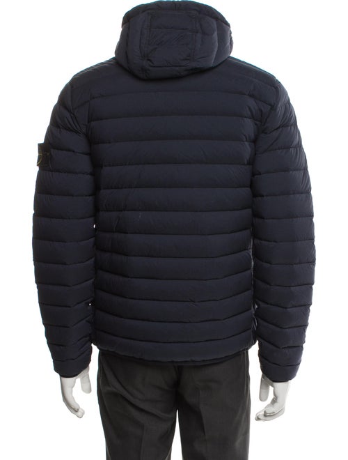Stone Island Chambers Loom Woven Down Puffer Coat