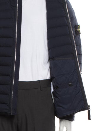 Stone Island Chambers Loom Woven Down Puffer Coat