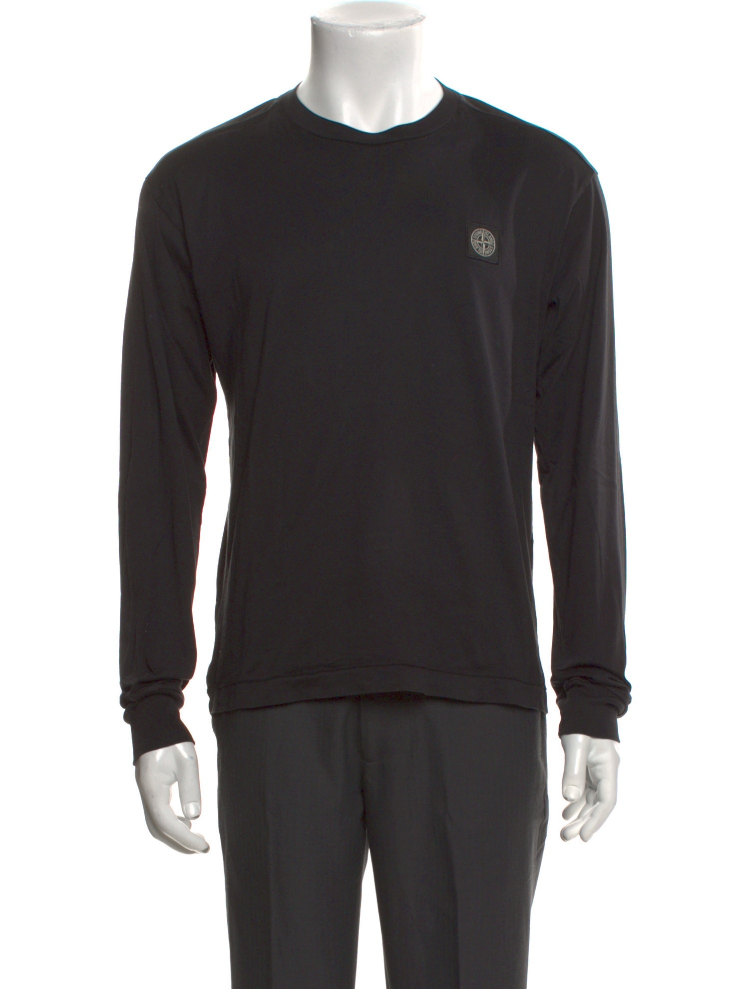Stone Island Crew Neck Long Sleeve T-Shirt
