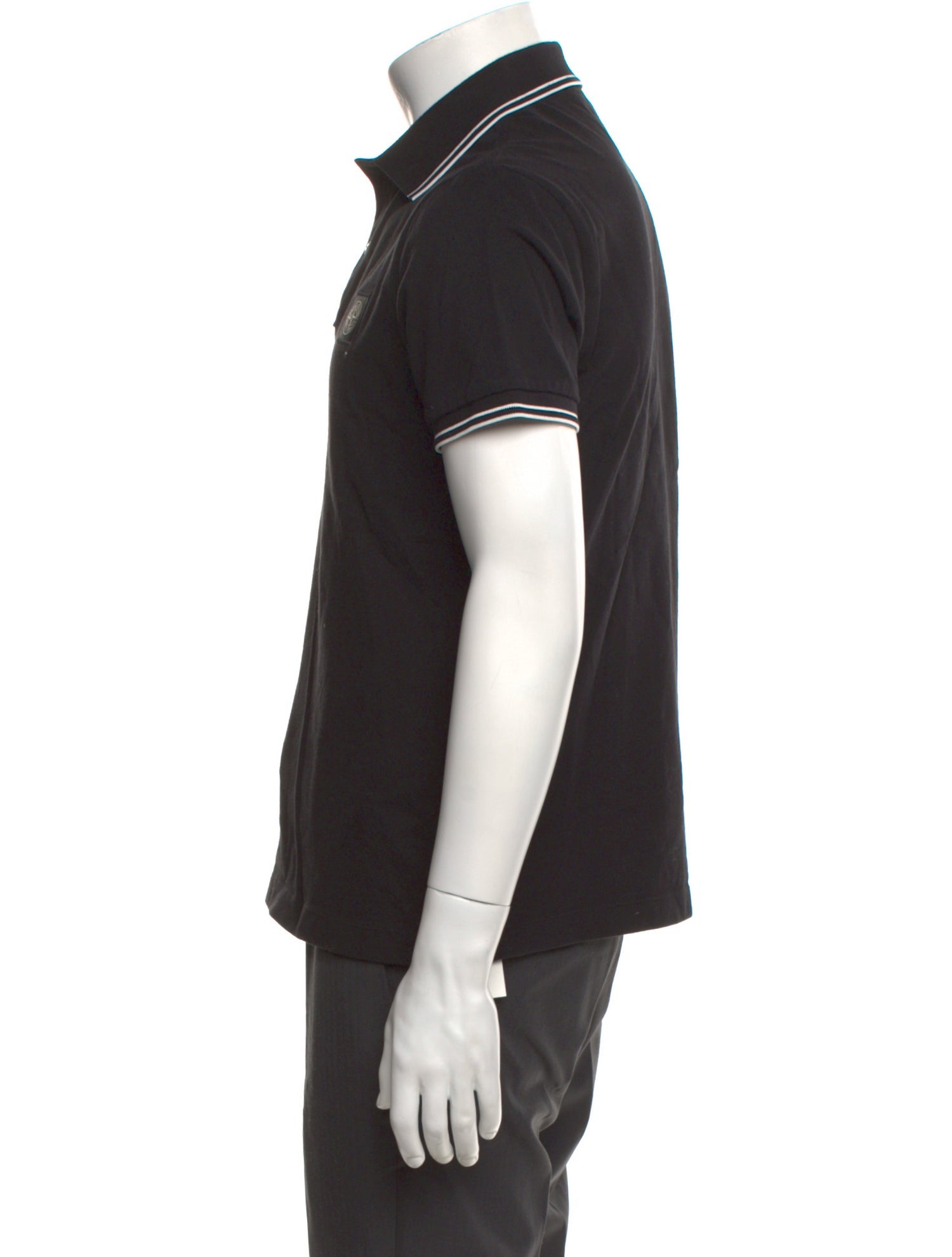 Stone Island 2022 Contrast Trim Polo Shirt