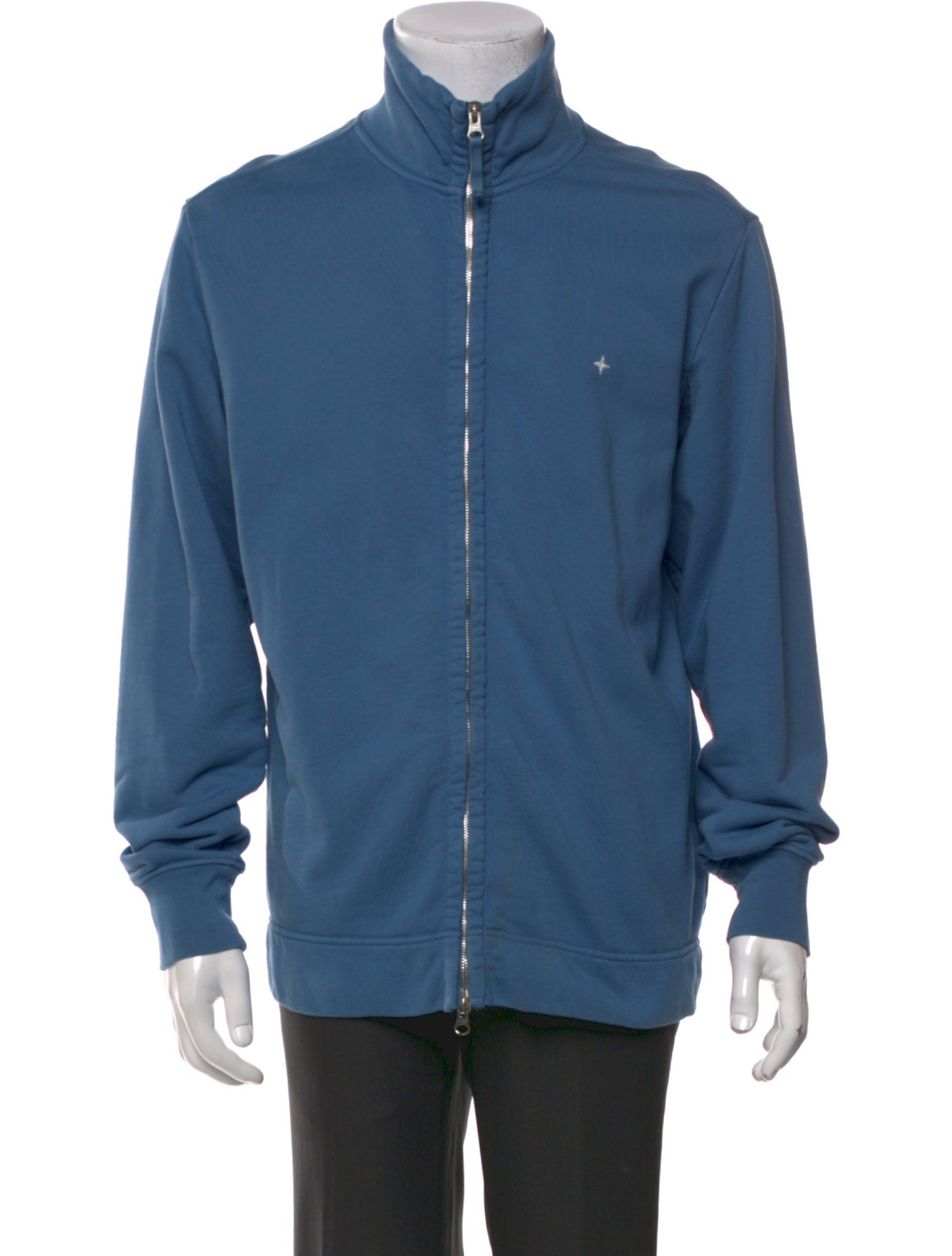 Stone Island Mock Neck Long Sleeve Sweatshirt