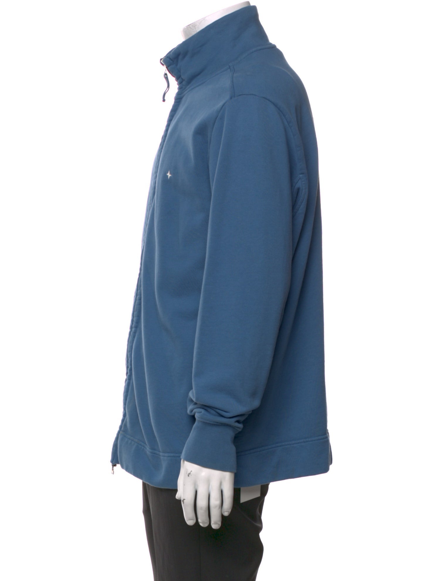 Stone Island Mock Neck Long Sleeve Sweatshirt