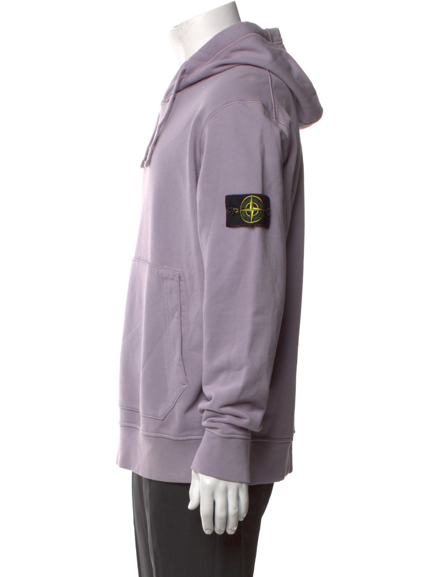 Stone Island Crew Neck Long Sleeve Hoodie