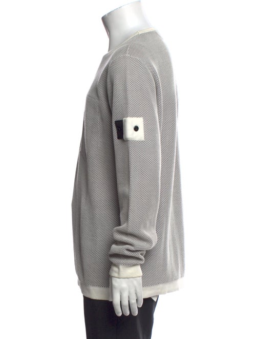 Stone Island Printed Crew Neck Henley