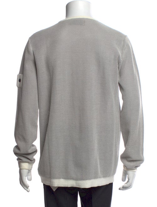 Stone Island Printed Crew Neck Henley