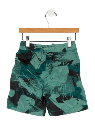 Stone Island Boys Pattern Print Swim Shorts
