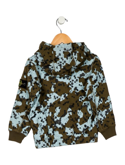 Stone Island Boys Long Sleeve Hoodie Sweatshirt