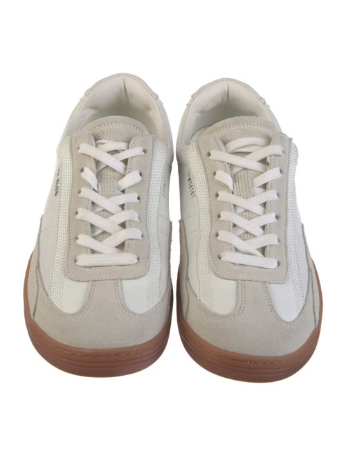 Stone Island Suede Colorblock Pattern Sneakers