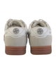 Stone Island Suede Colorblock Pattern Sneakers