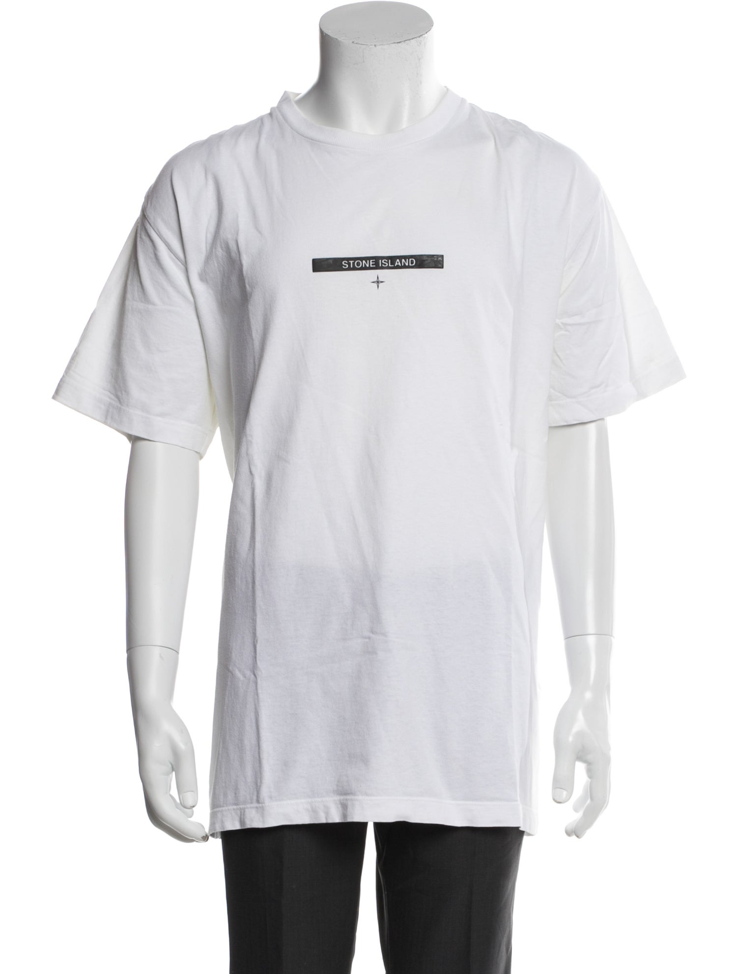 Stone Island Graphic Print Crew Neck T-Shirt