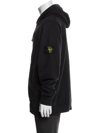 Stone Island V-Neck Long Sleeve Hoodie