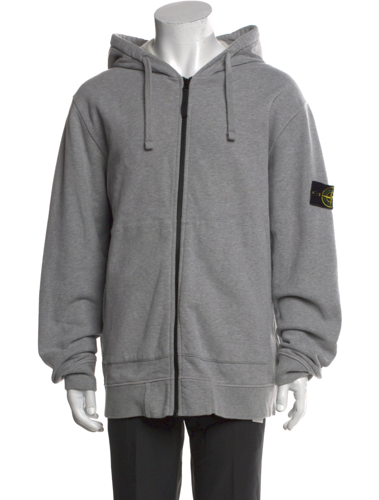 Stone Island Graphic Print Crew Neck Hoodie