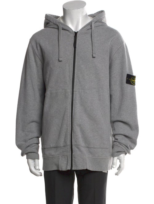 Stone Island Graphic Print Crew Neck Hoodie