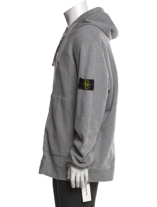 Stone Island Graphic Print Crew Neck Hoodie