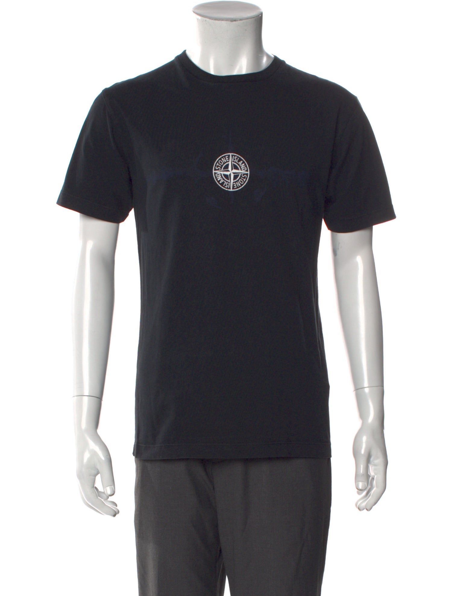 Stone Island Graphic Print Crew Neck T-Shirt