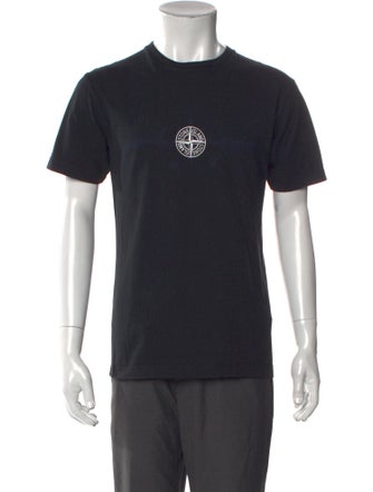 Stone Island Graphic Print Crew Neck T-Shirt