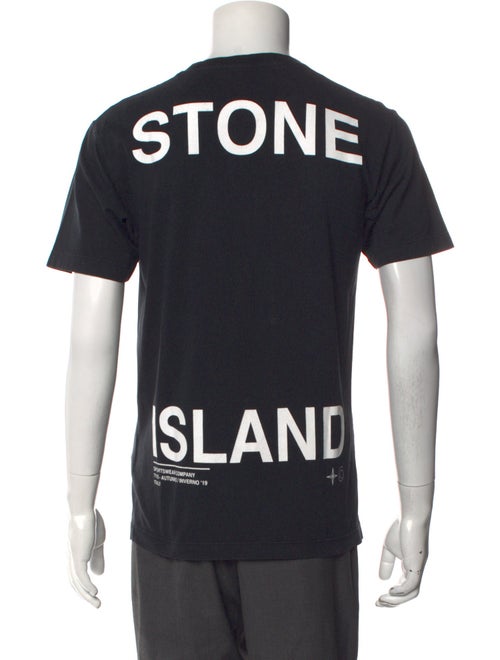 Stone Island Graphic Print Crew Neck T-Shirt