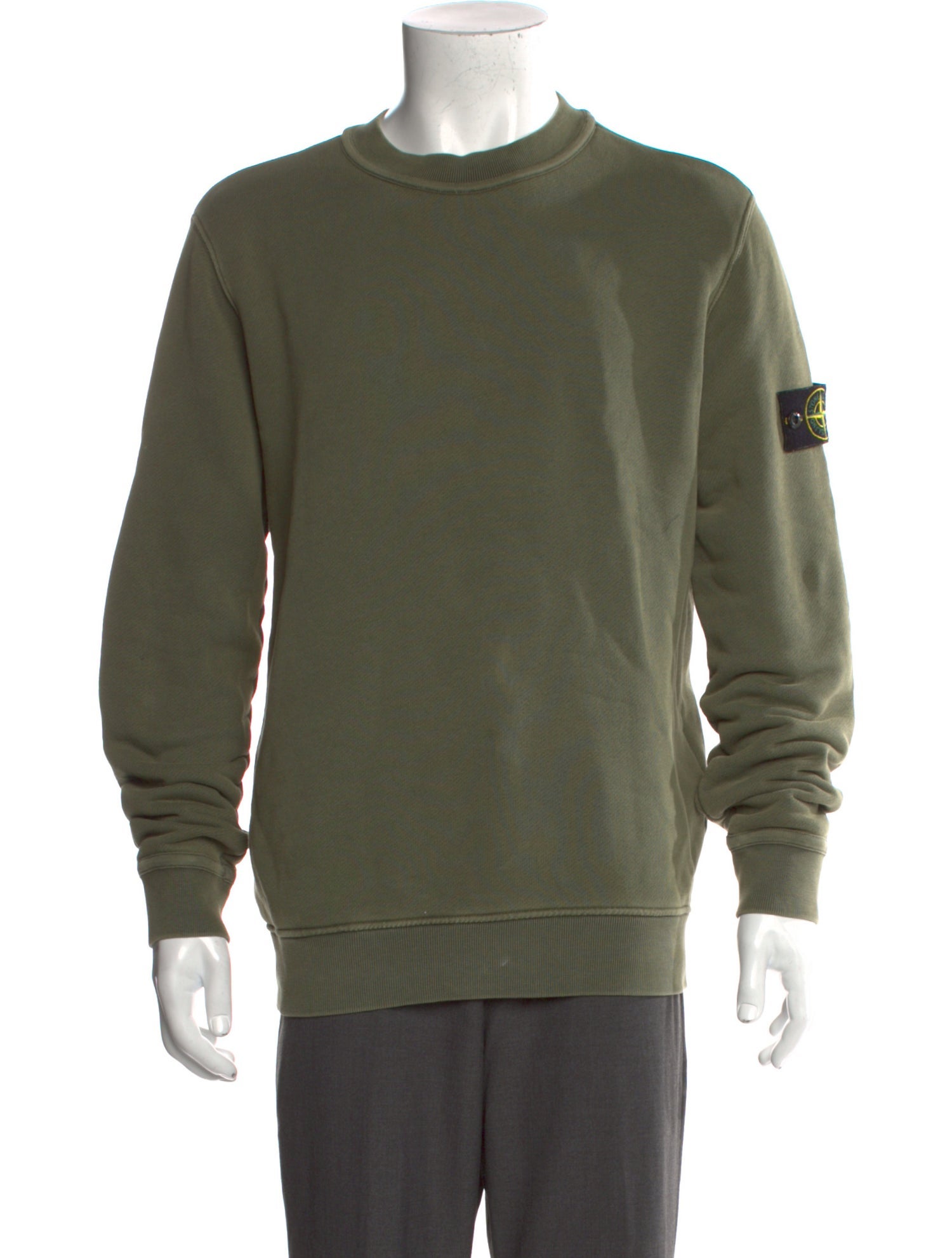 Stone Island Graphic Print Crew Neck Pullover