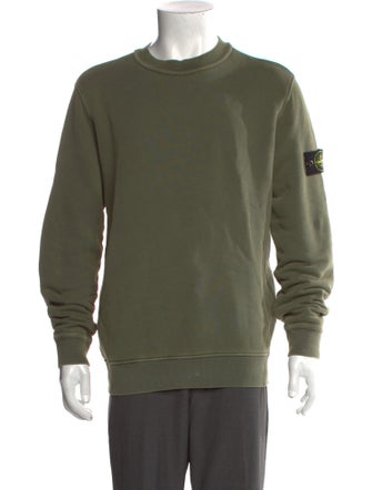 Stone Island Graphic Print Crew Neck Pullover