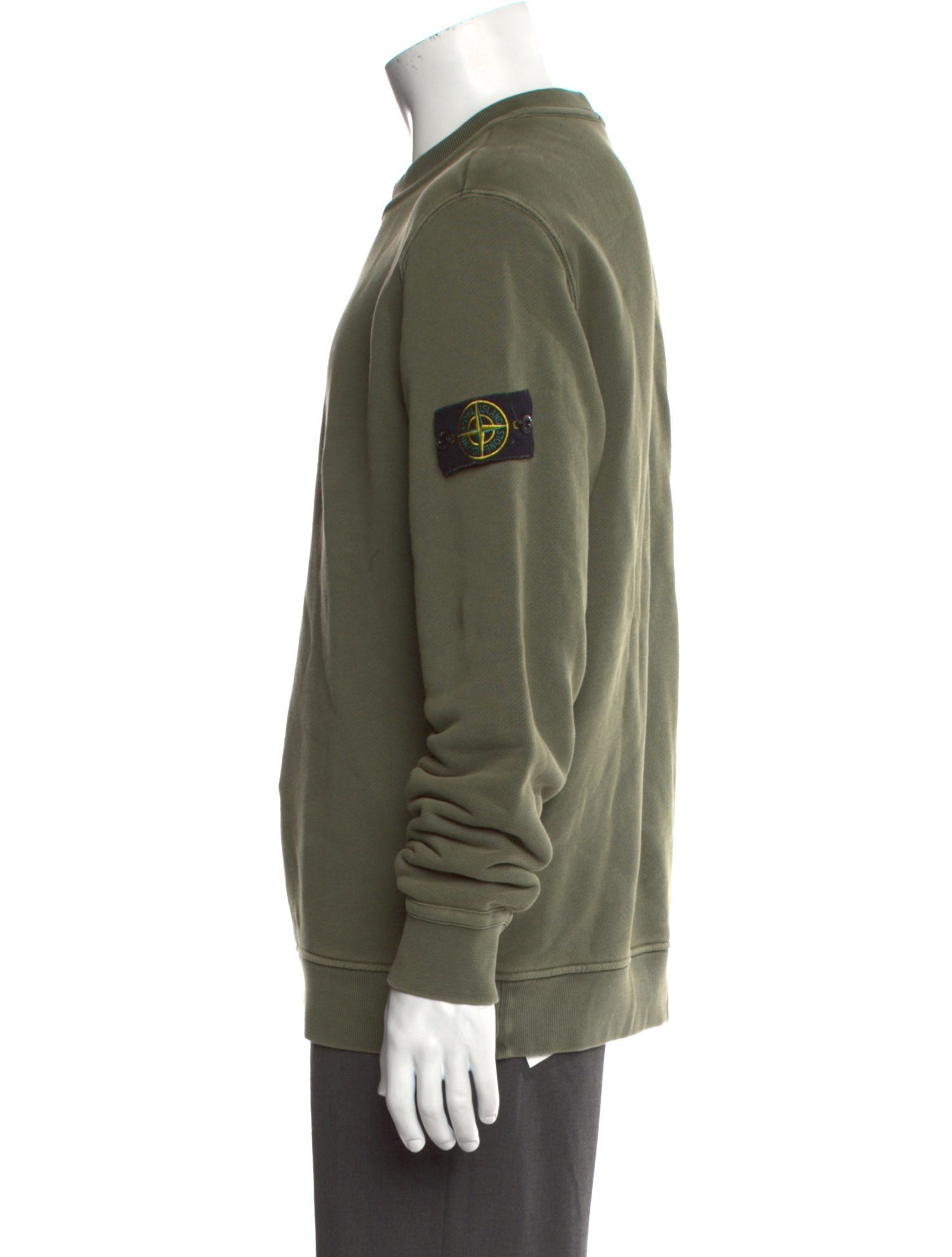 Stone Island Graphic Print Crew Neck Pullover