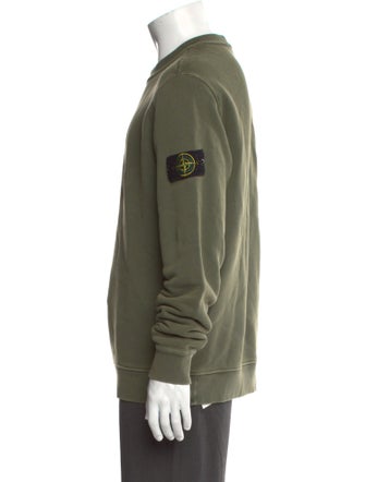 Stone Island Graphic Print Crew Neck Pullover