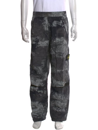 Stone Island Camouflage Print Sweatpants